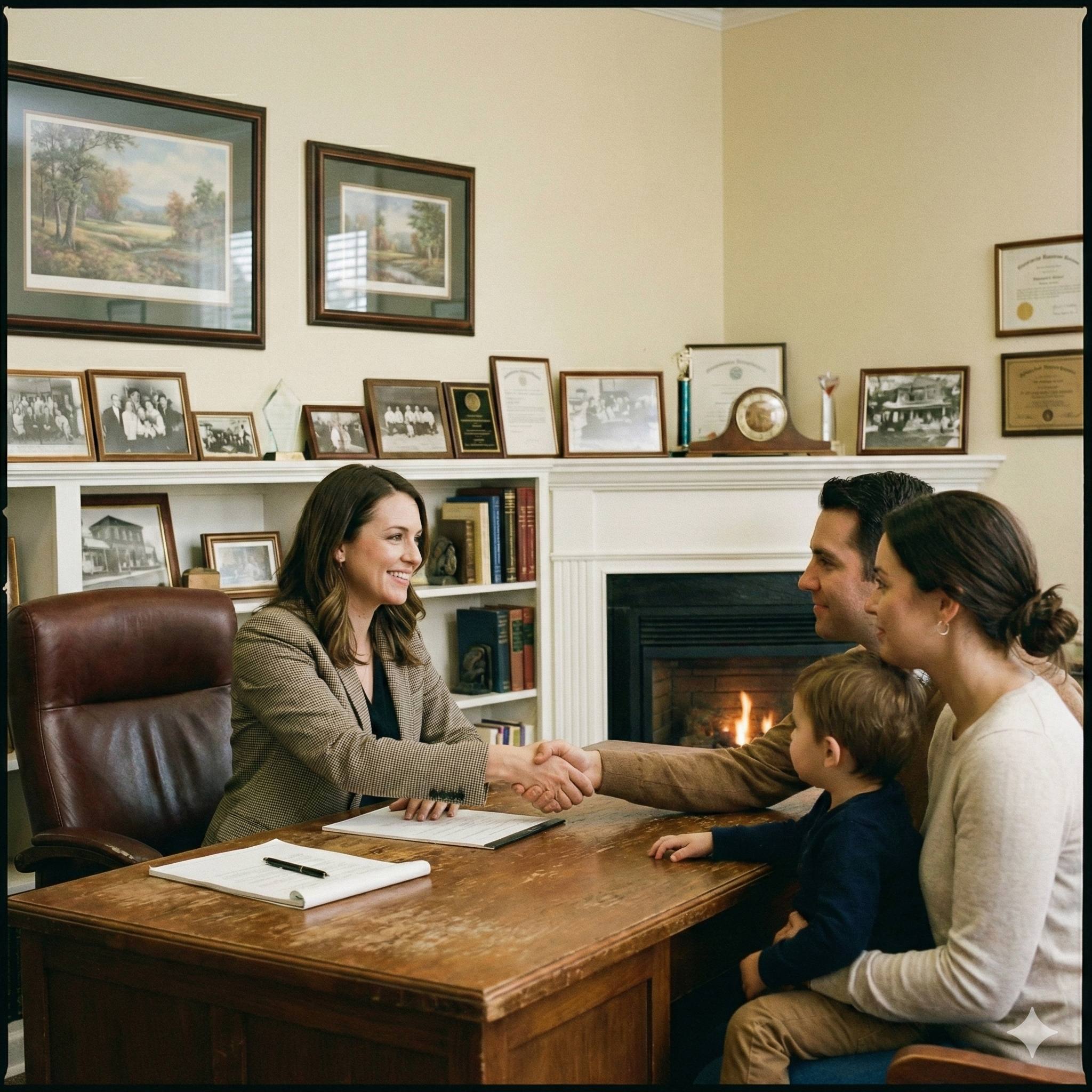 Equipo de asesores trabajando